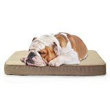 Furhaven Pet Products 32303083 Md Faux Sheepskin / Suede Dlx Ortho Mat Clay