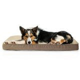 Furhaven Pet Products 32403083 Lg Faux Sheepskin / Suede Dlx Ortho Mat Clay