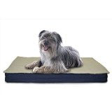 Furhaven Pet Products 32403435-m Large Deluxe Outdoor Convertible Memory Foam Mat Marine Blue