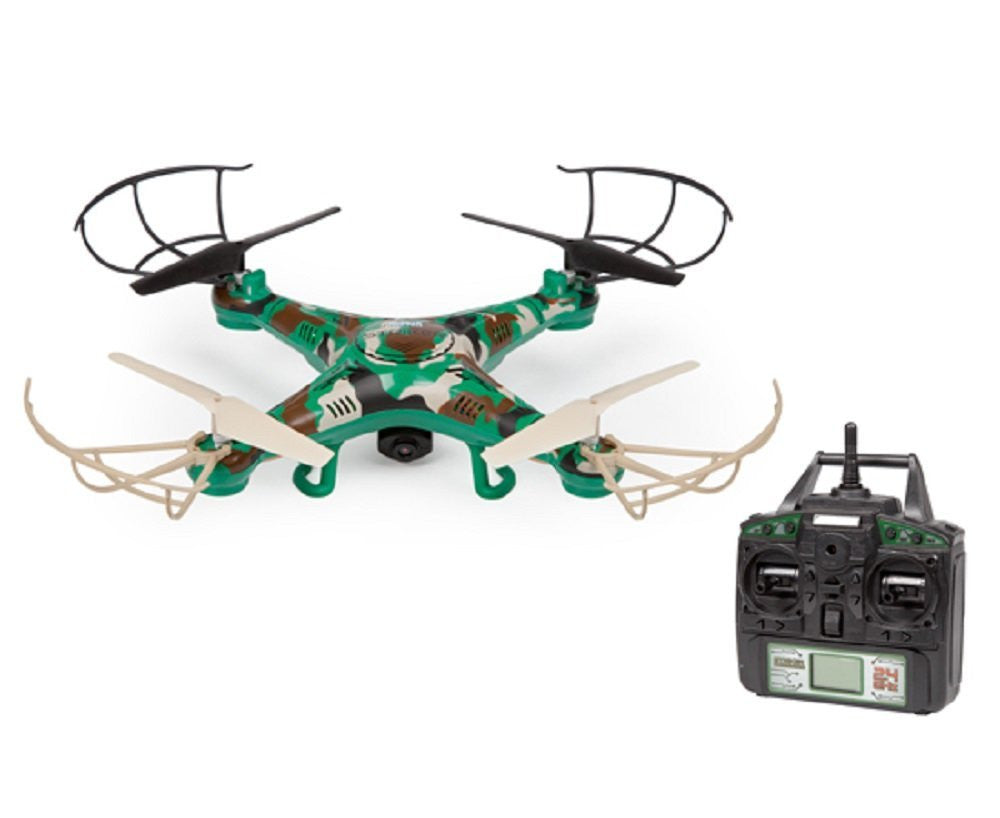 World Tech Toys 2.4ghz Striker Camo 4.5 Channel Rc Spy Drone