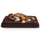 Furhaven Pet Products 34408012 Lg Ultra Plush Deluxe Ortho Mat Chocolate