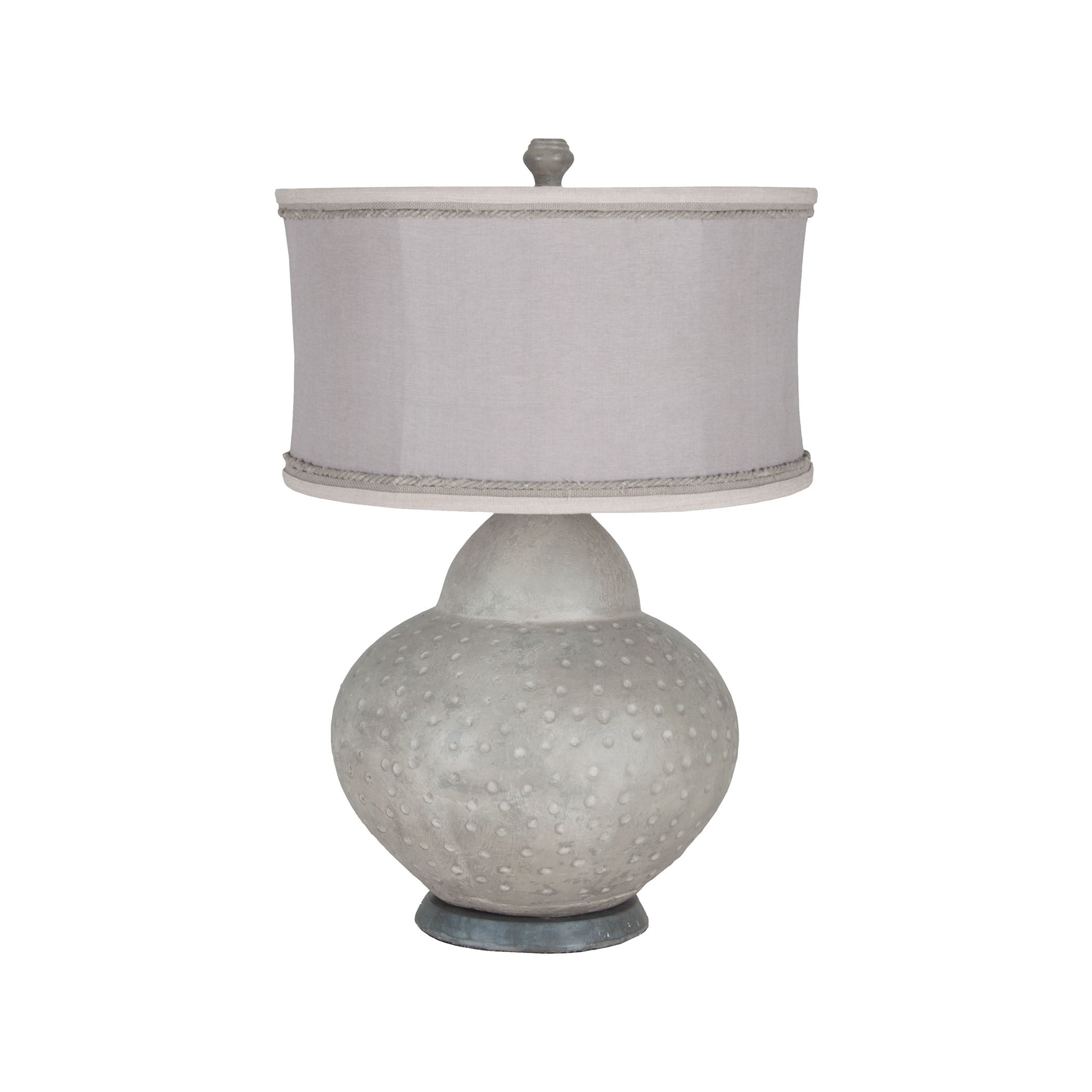 Guildmaster Gui-3516003 Terracotta Lamps Collection Concrete,taupe,rope Finish Table Lamp