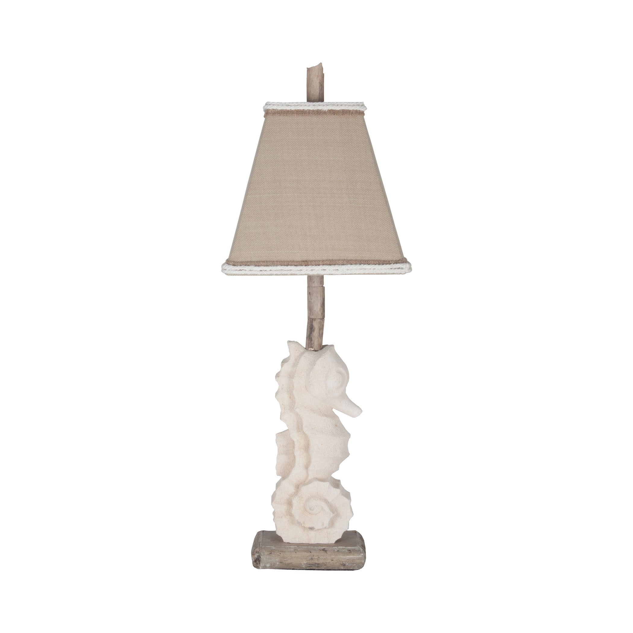 Guildmaster Gui-3516013 Stone Seahorse Collection Aged Stone Finish Table Lamp