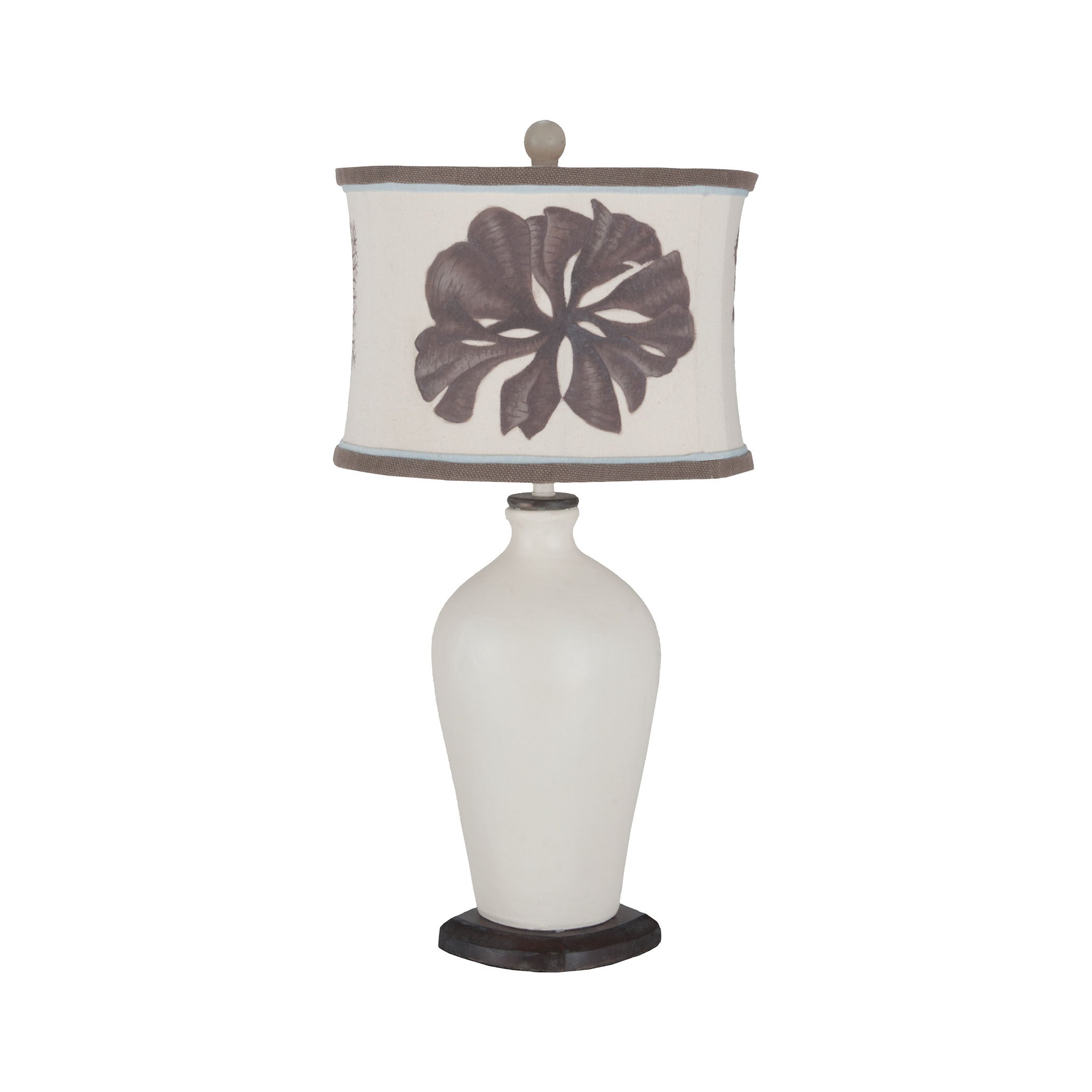 Guildmaster Gui-3516034 Terracotta Lamps Collection Vintage Bouleau Blanc Finish Table Lamp