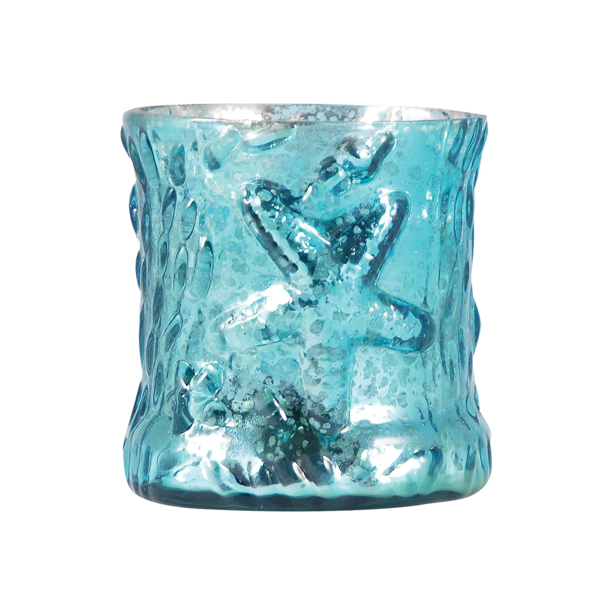 Pomeroy Pom-393273 Atlantis Collection Antique Turquoise Finish Candle/candle Holder