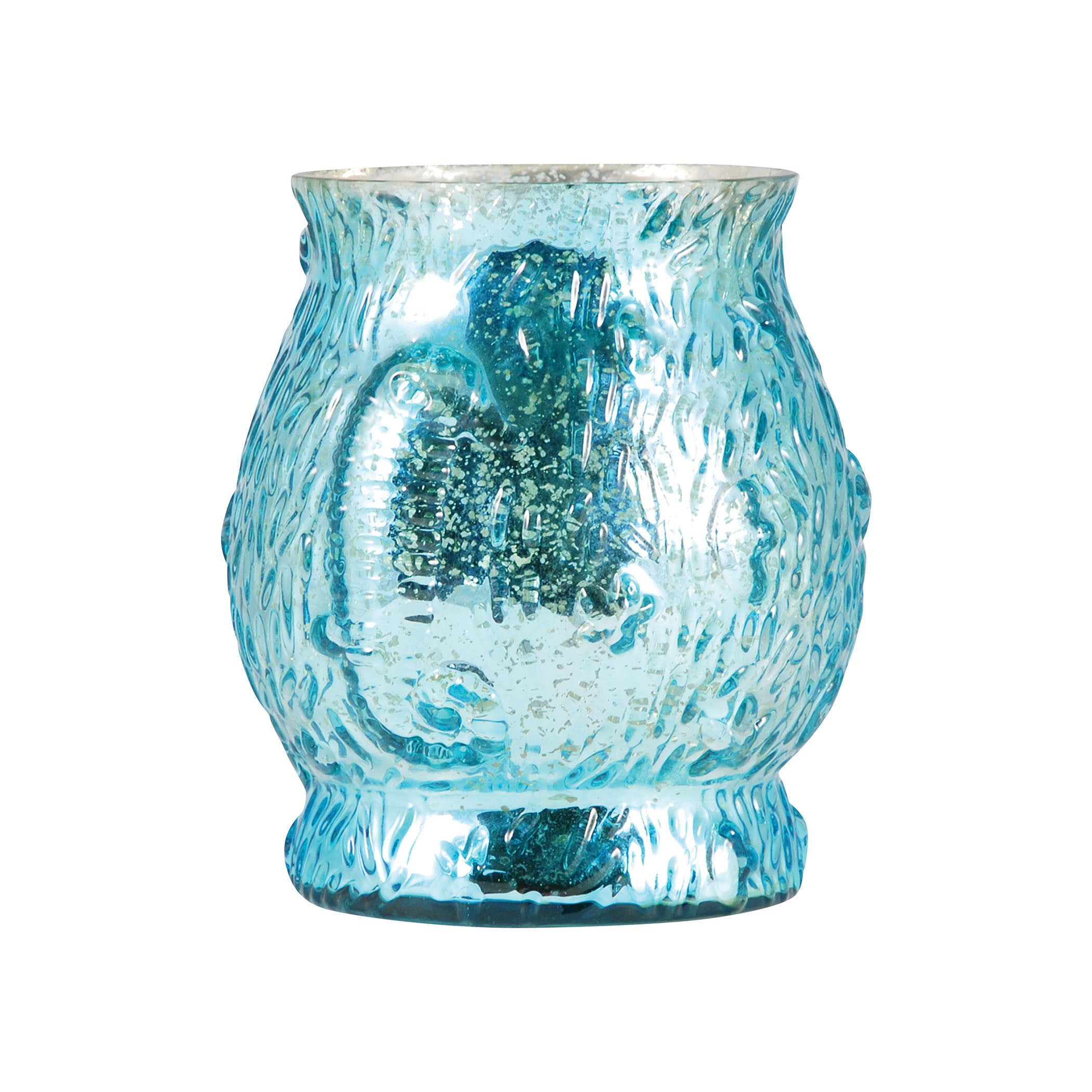 Pomeroy Pom-393280 Atlantis Collection Antique Turquoise Finish Candle/candle Holder