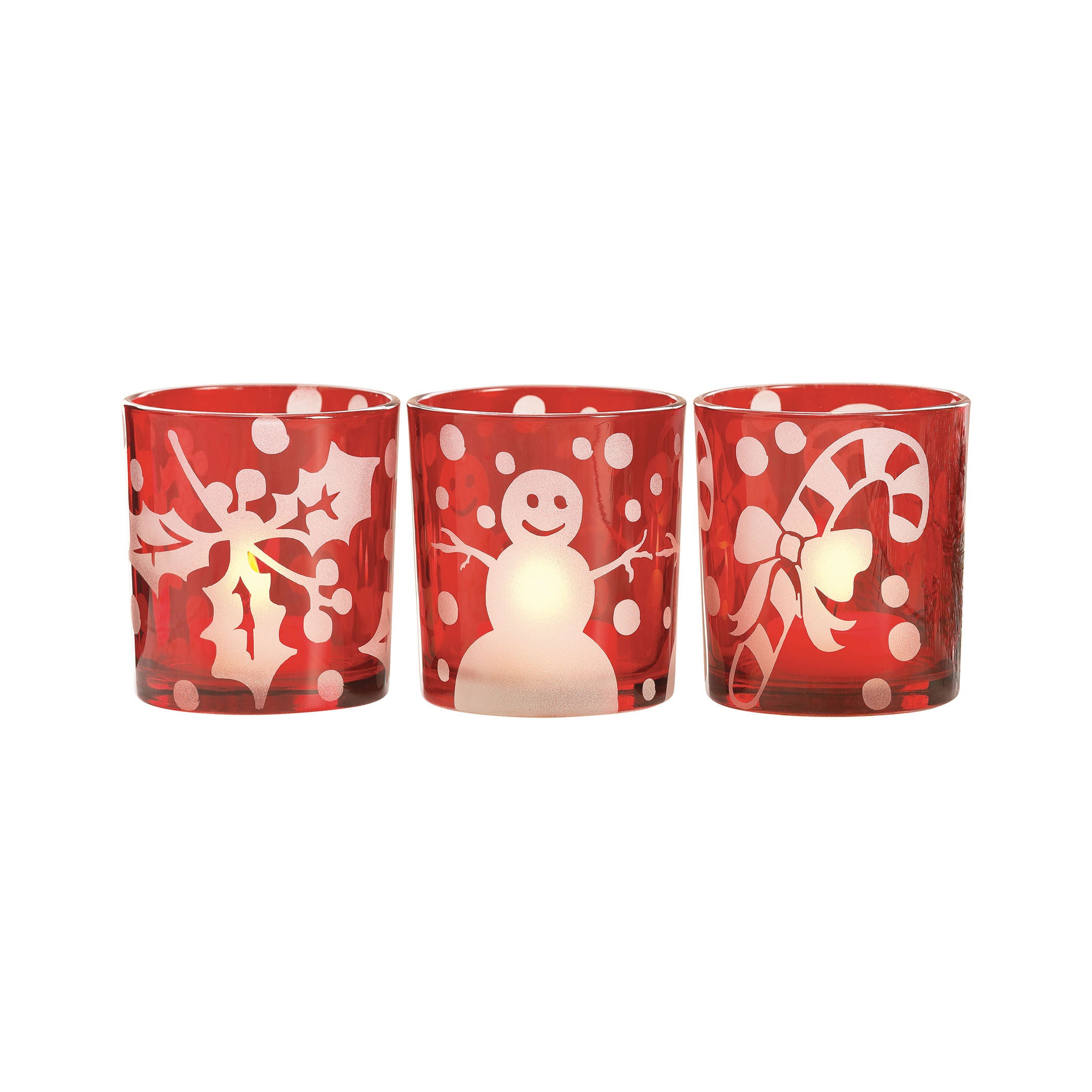 Pomeroy Pom-393440 Festive Collection Red Finish Candle/candle Holder