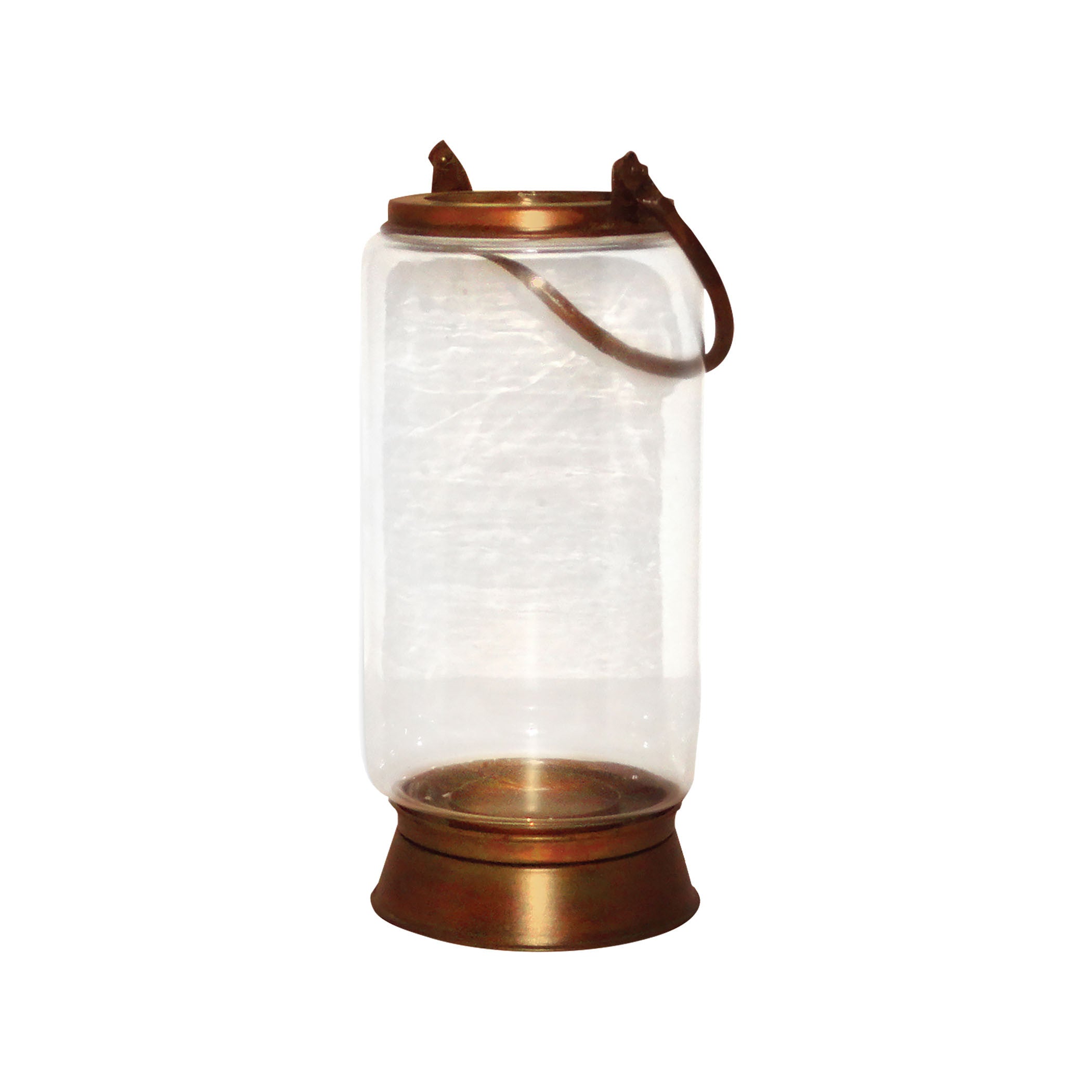 Pomeroy Pom-401336 Taos Collection Burned Copper,clear Finish Lantern