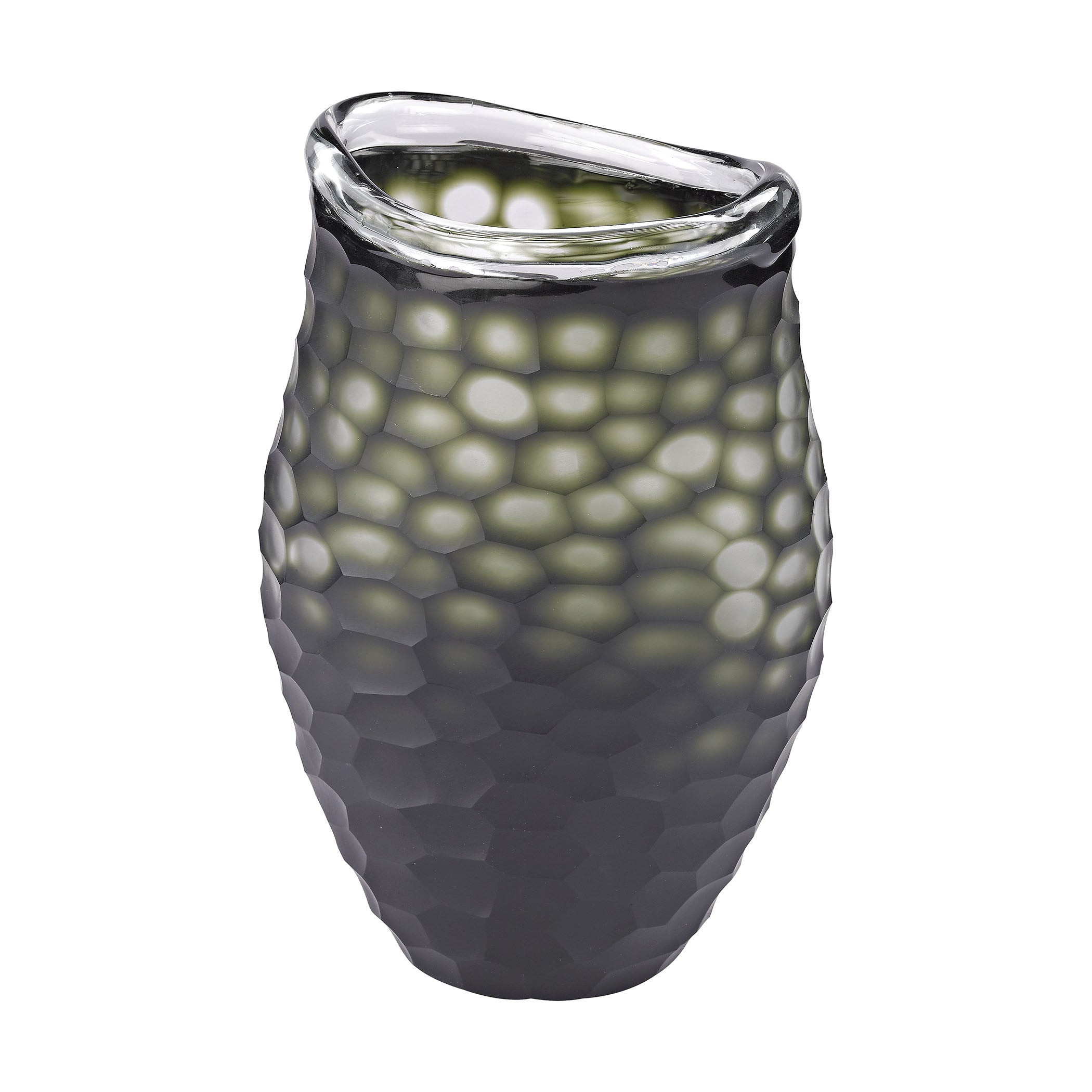 Guildmaster Gui-4154-041 Gogli Collection Green,black Finish Vase/urn