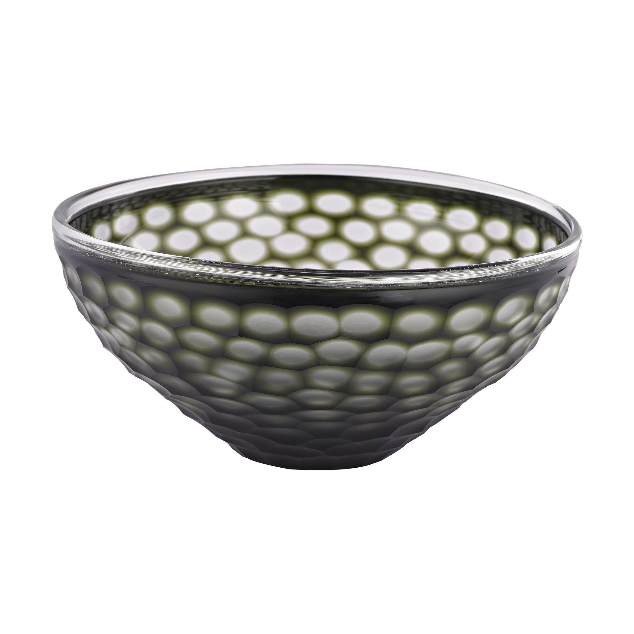 Guildmaster Gui-4154-042 Gogli Collection Green,black Finish Bowl
