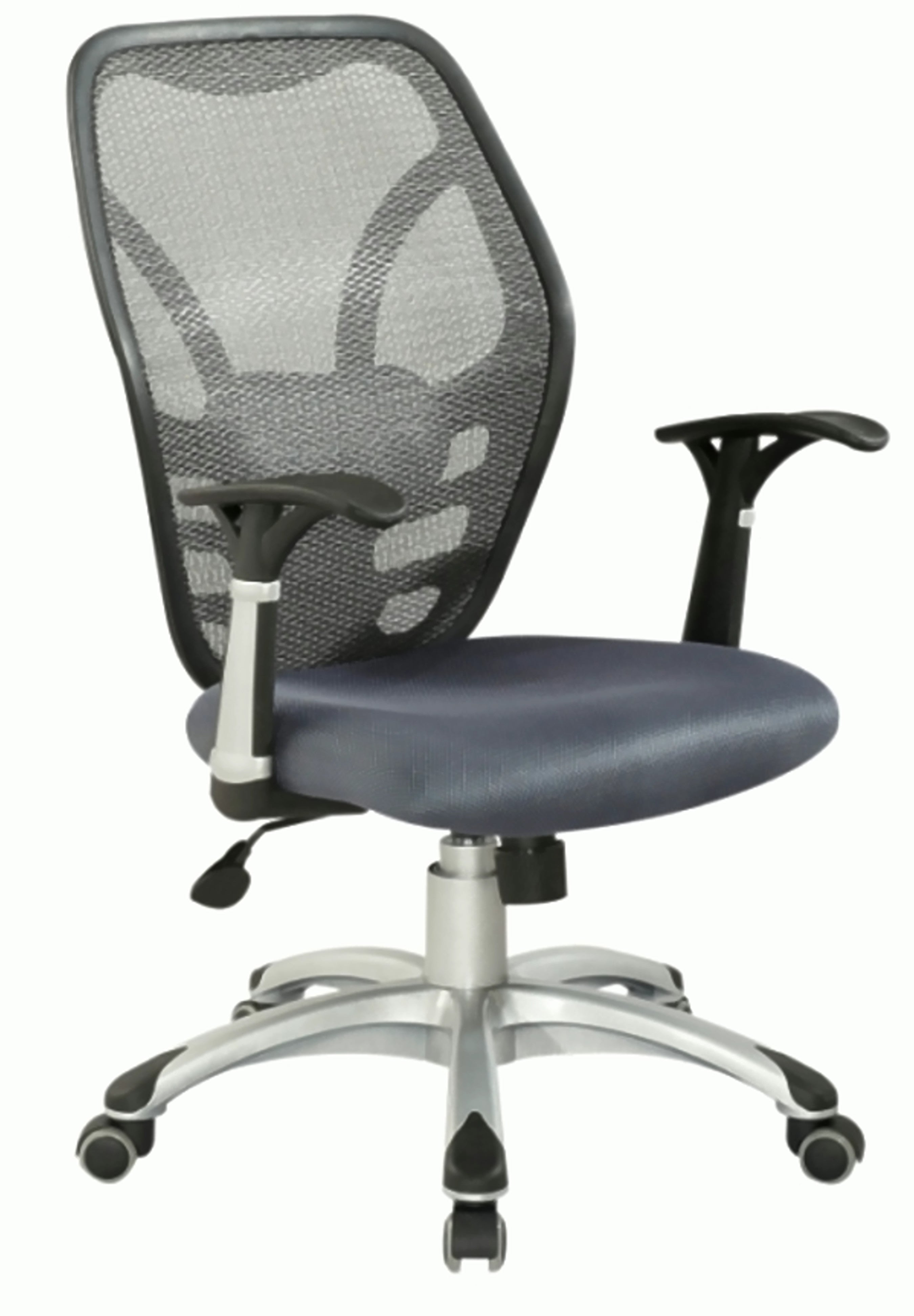 Chintaly 4220-cch Mesh Seat & Back Pneumatic Office Chair