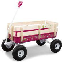 Tomy International 46449 John Deere Stake Wagon - Pink