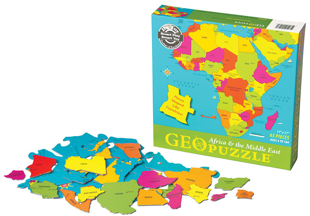 Geotoys Tgeo-03 Geopuzzle Africa And The Middle East Educational Geography