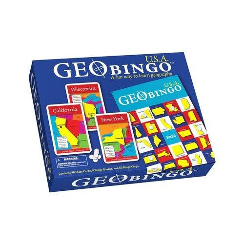 Geotoys Tgeo-09 Geobingo U.sa. Educational Geography Board Game