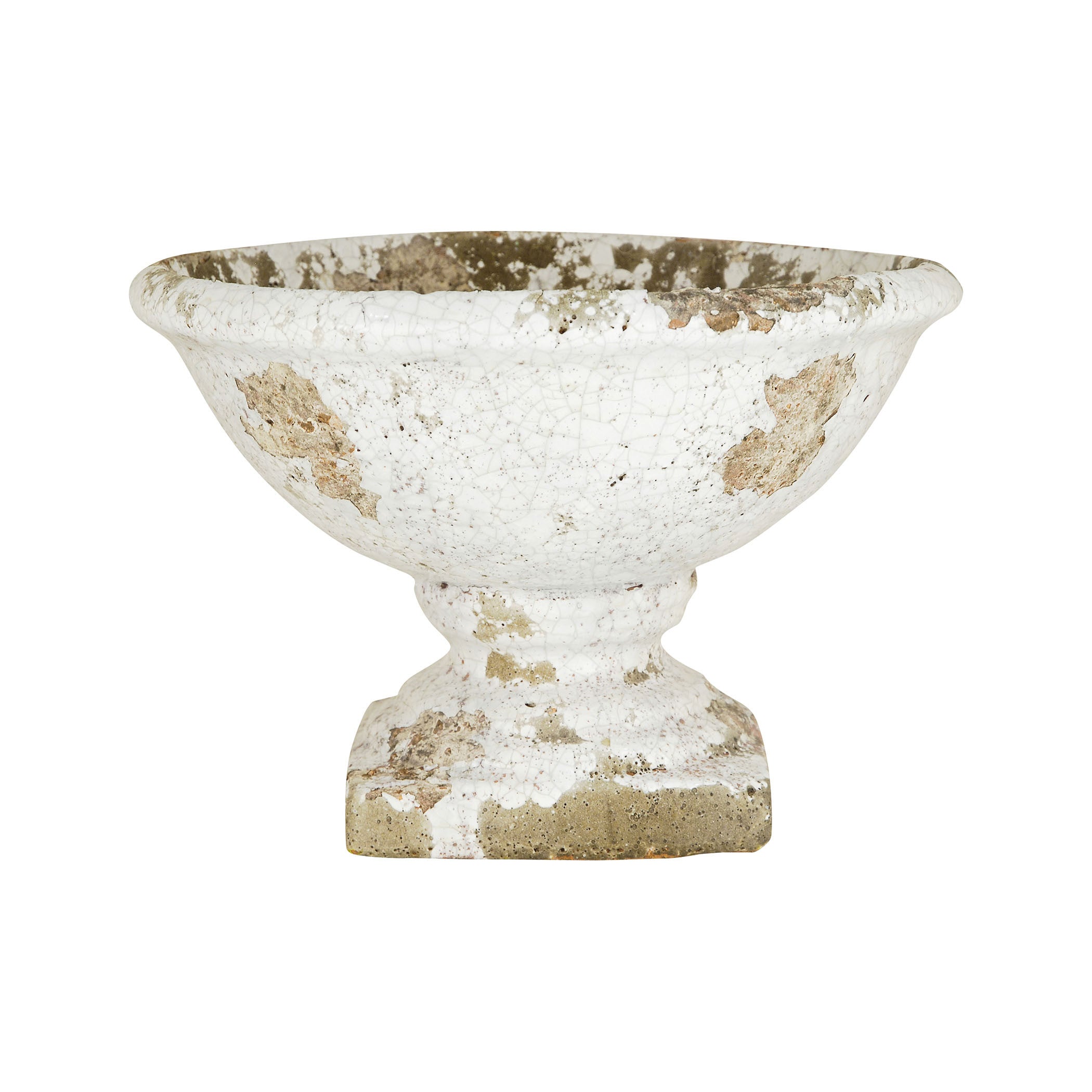 Pomeroy Pom-563027 Castleton Collection Antique White Crackle Finish Bowl