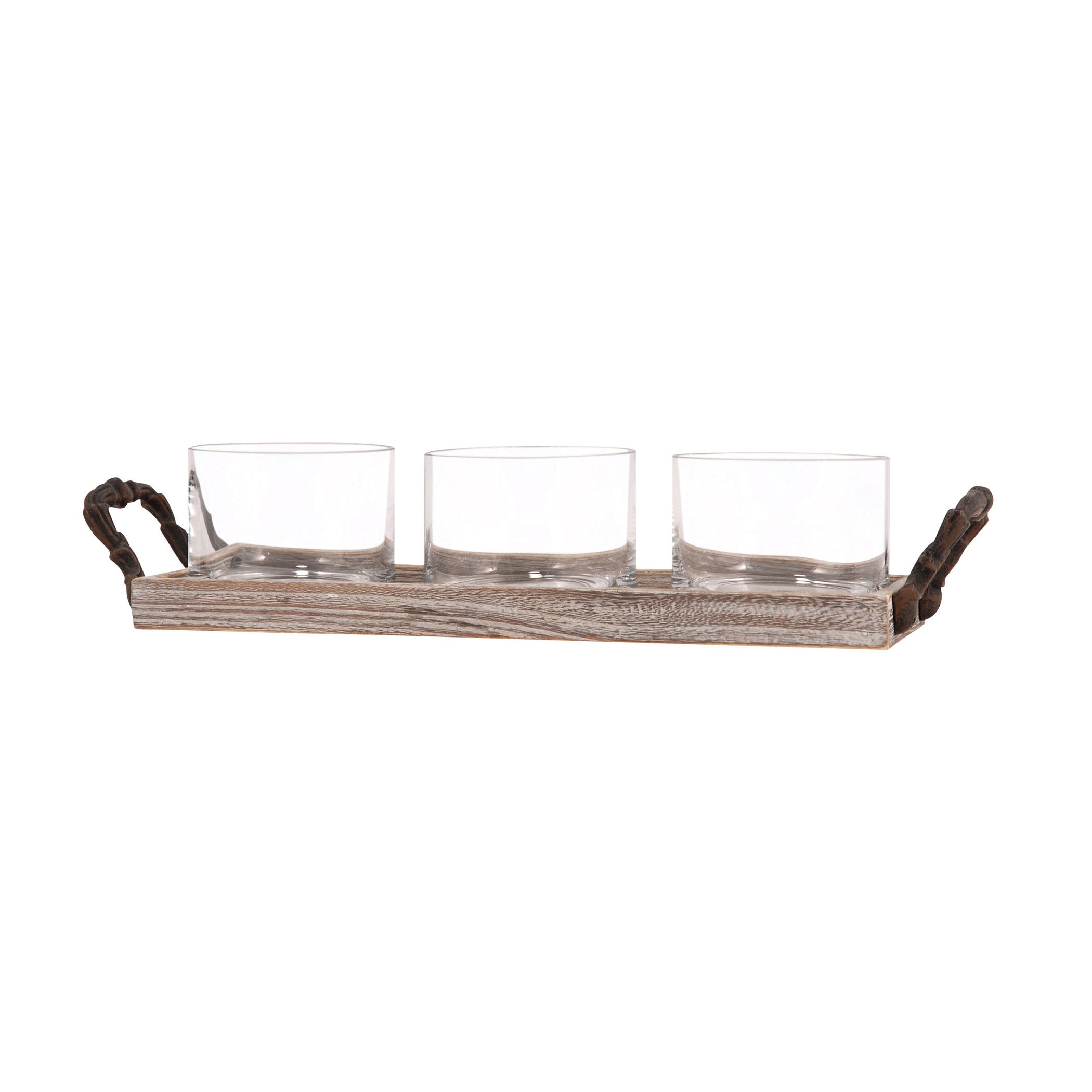 Pomeroy Pom-608506 Campagne Collection Rustic,ashwood,clear Finish Tray