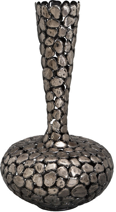 Benzara 61526 Beautiful Metal Vase Made Of Rust Free Metal Alloy