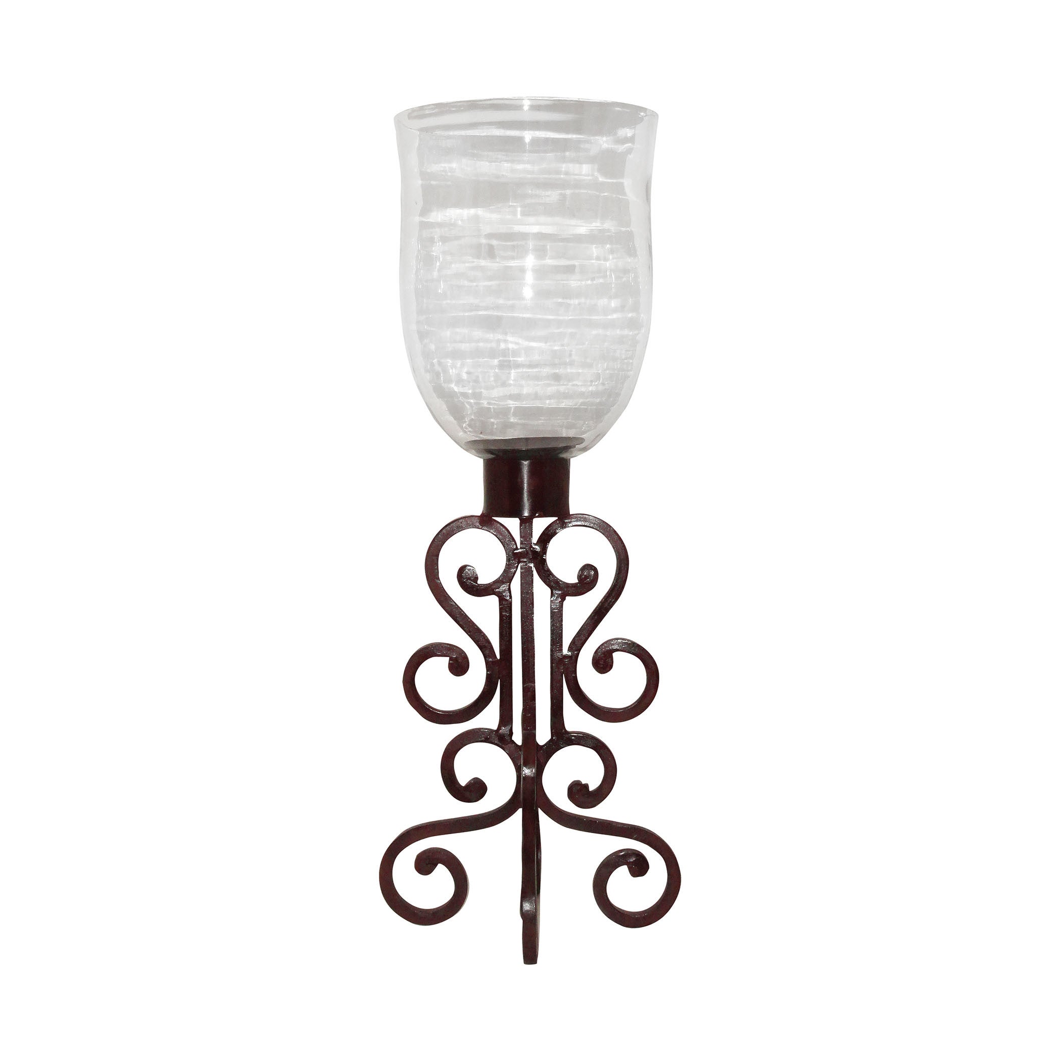 Pomeroy Pom-615627 Prairie Collection Montana Rustic,clear Finish Candle/candle Holder