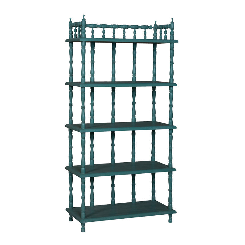 Guildmaster Gui-624508 Spindle Collection Green Finish Shelf