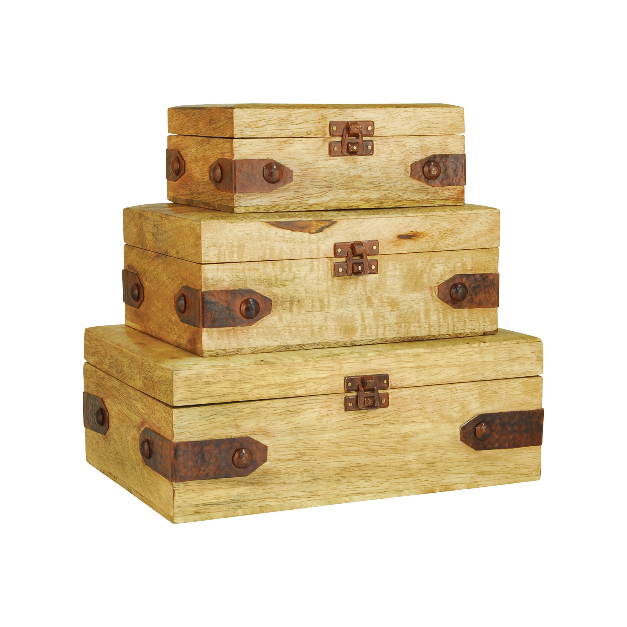 Pomeroy Pom-644665 Telluride Collection Mango Wood,montana Rustic Finish Box/canister