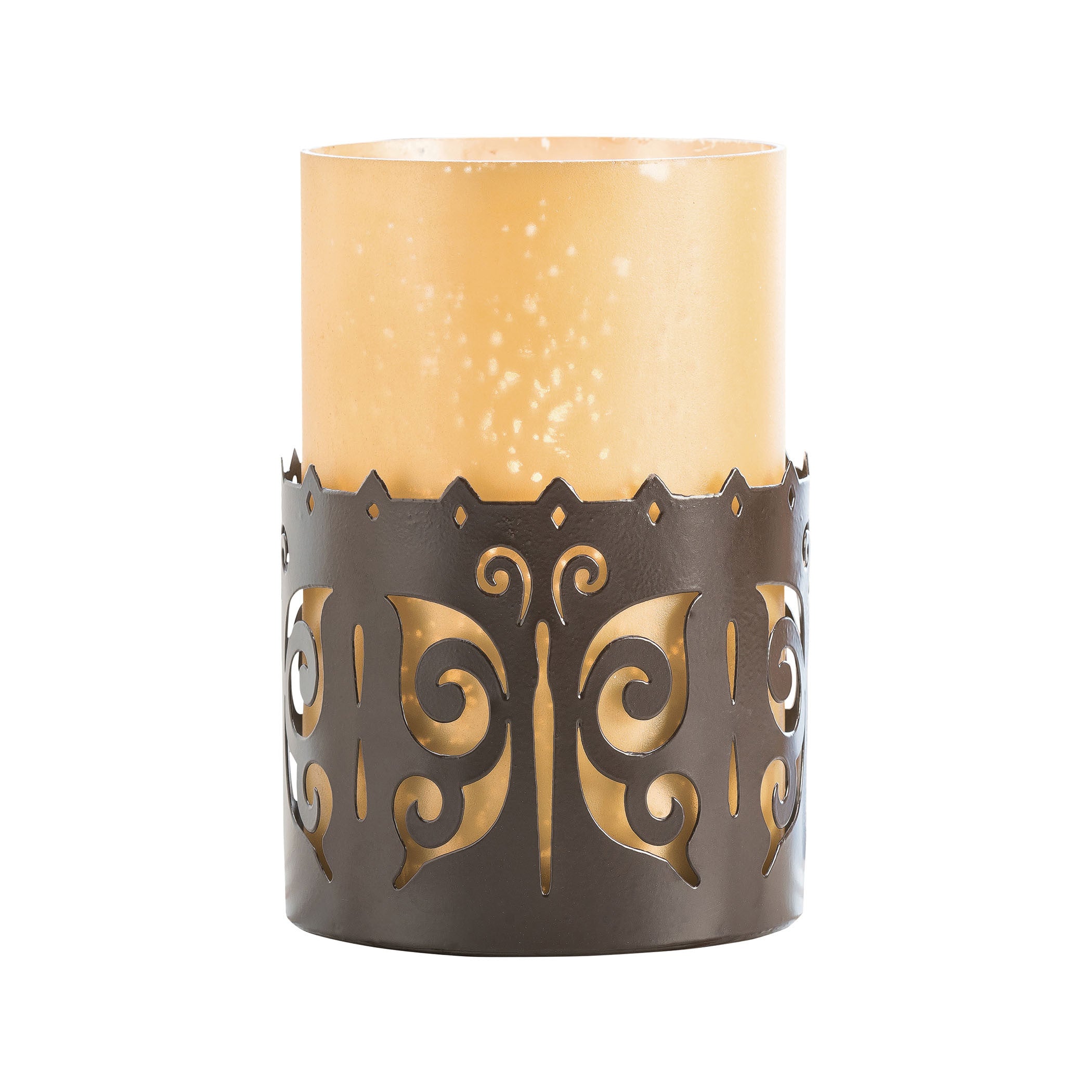 Pomeroy Pom-687501 Butterfly Collection Rustic,antique Frosted Freesia Finish Candle/candle Holder