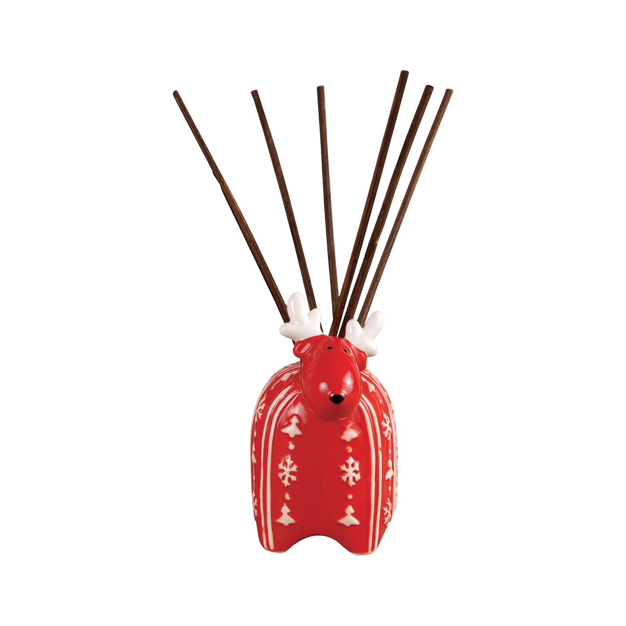 Pomeroy Pom-729027 Reindeer Collection Red,white Finish Diffusers/incense