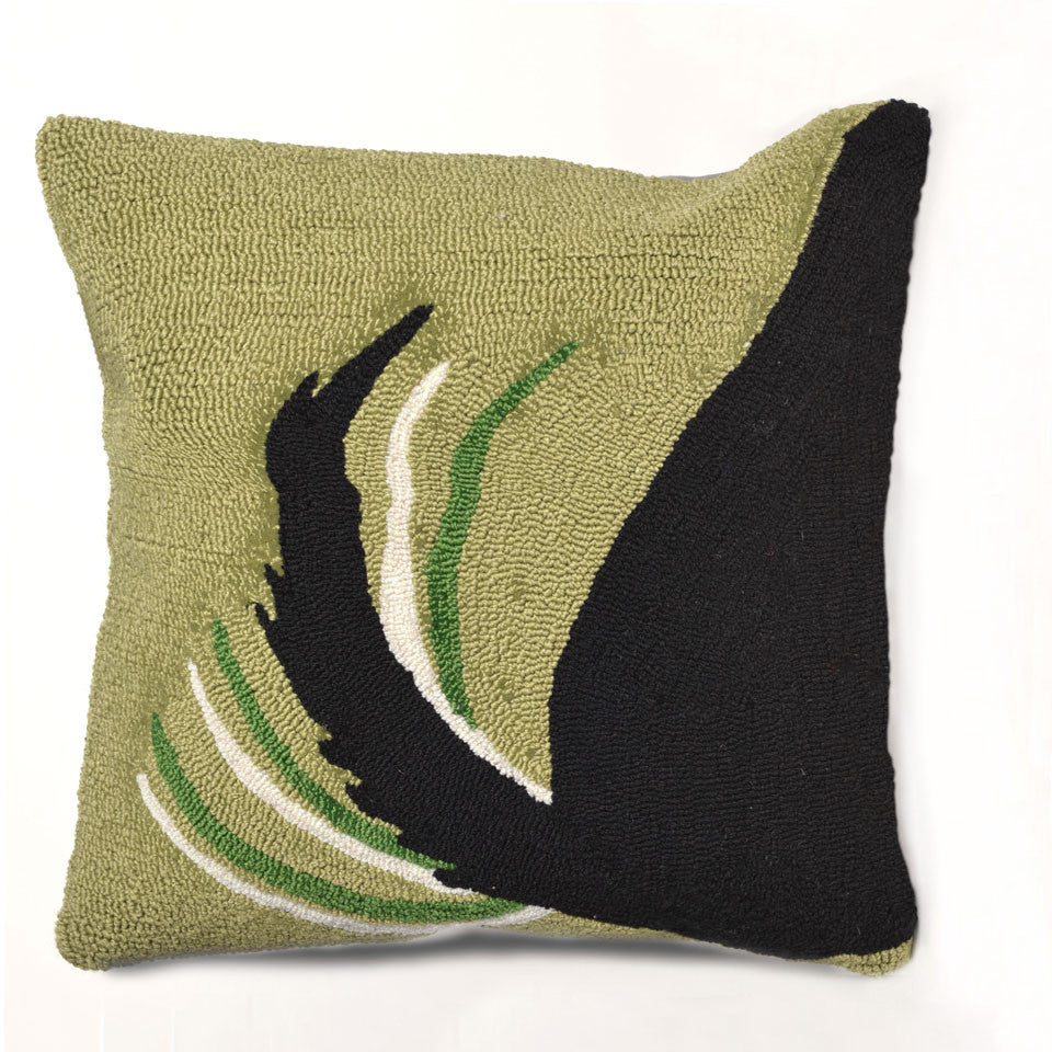 Trans-ocean Imports 7fp8s142906 Frontporch Collection Green Finish Pillow