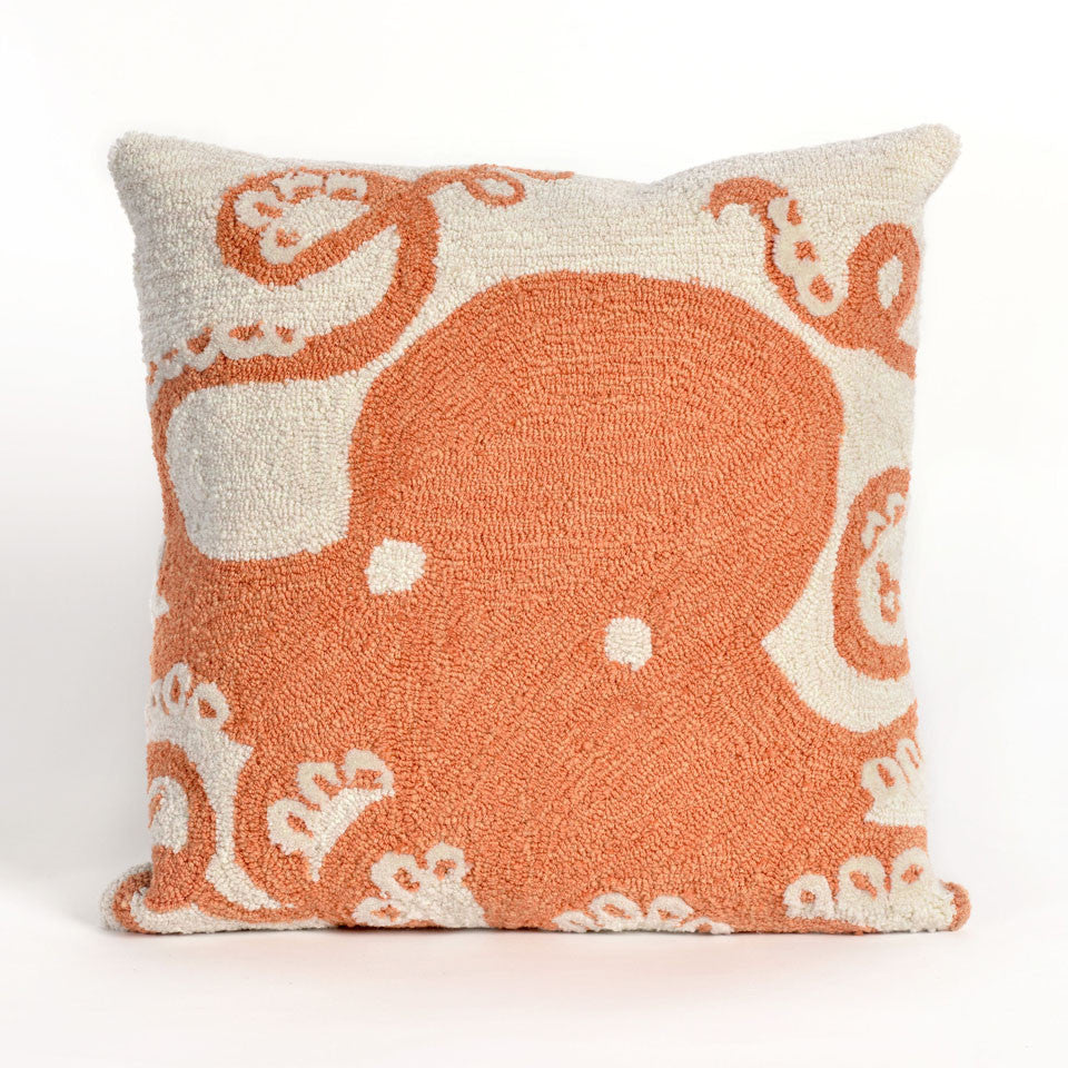 Trans-ocean Imports 7fp8s143217 Frontporch Collection Orange Finish Pillow
