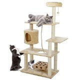 Furhaven Pet Products 96500 Cat Deluxe Playground With Cat- Iq™ And Rope