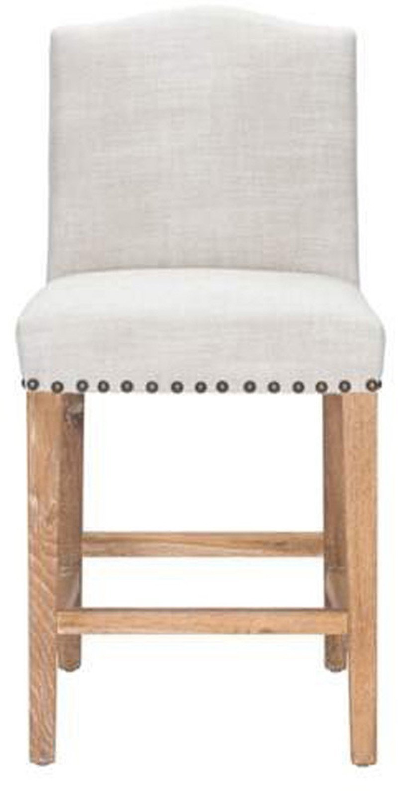 Zuo Modern 98601 Pasadena Counter Chair Color Beige Oak Wood Finish