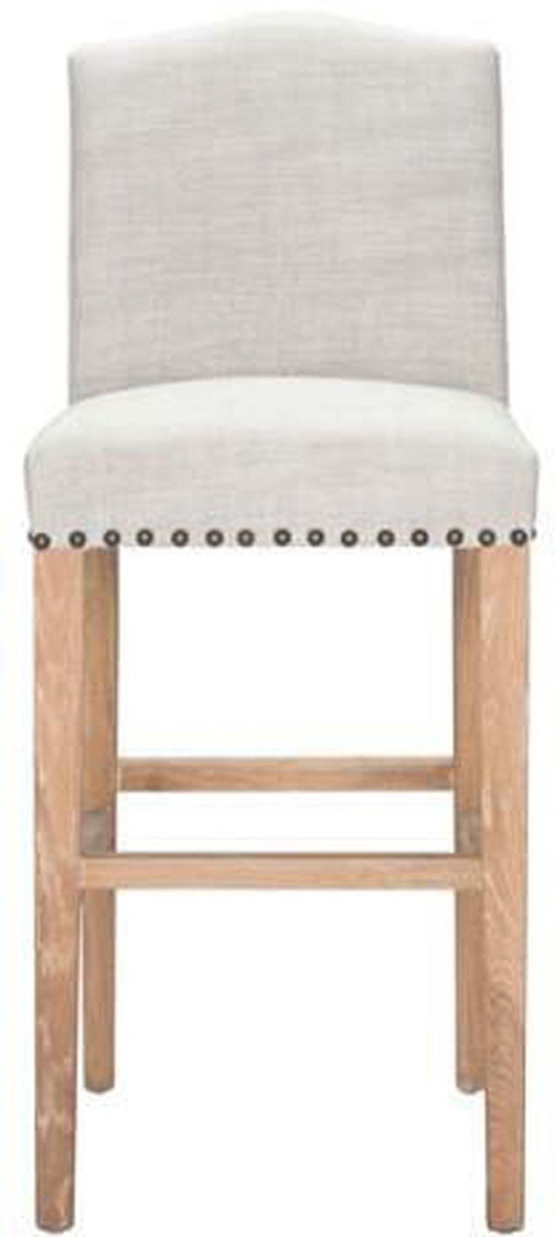 Zuo Modern 98611 Pasadena Bar Chair Color Beige Oak Wood Finish