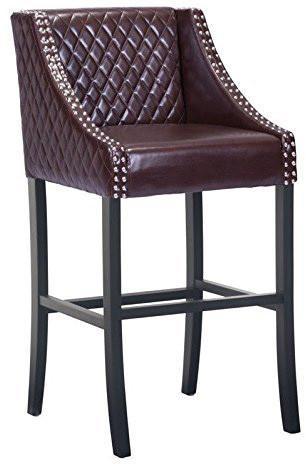Zuo Modern 98616 Santa Ana Bar Chair Color Brown Oak Wood Finish