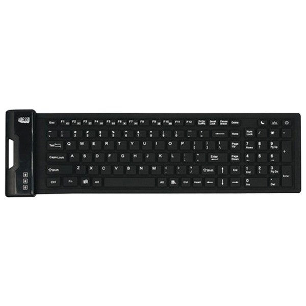 Adesso Akb-222ub Slimtouch 222 Antimicrobial Waterproof Flex Keyboard