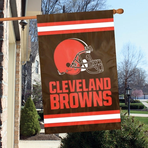 The Party Animal, Inc. Afbr Cleveland Browns Appliqué Banner Flag