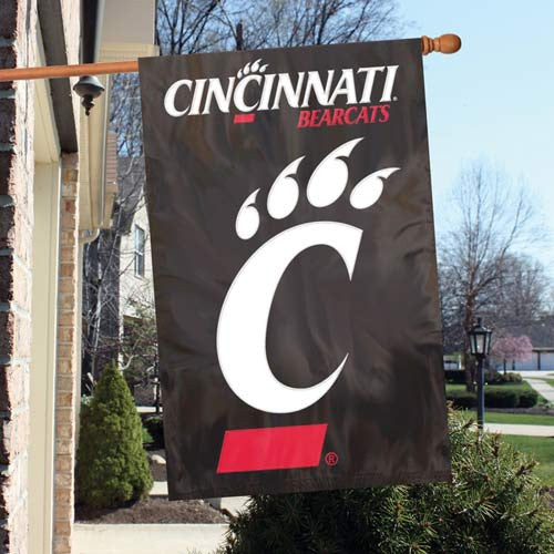The Party Animal, Inc. Afcnc Cincinnati Bearcats Appliqué Banner Flag