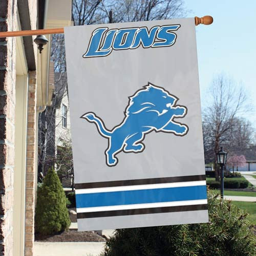 The Party Animal, Inc. Afde Detroit Lions Appliqué Banner Flag