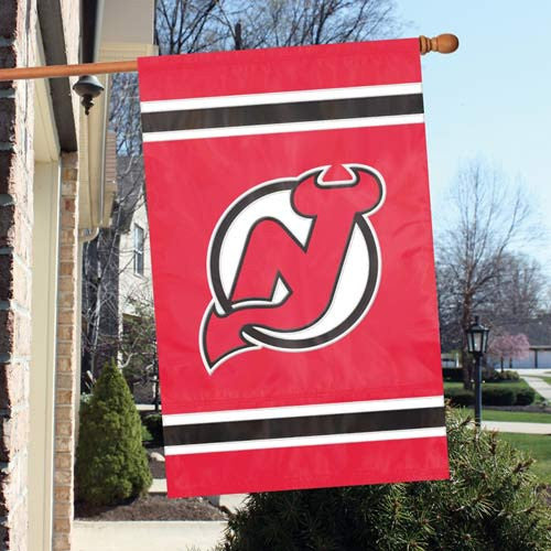The Party Animal, Inc. Afdev New Jersey Devils Appliqué Banner Flag