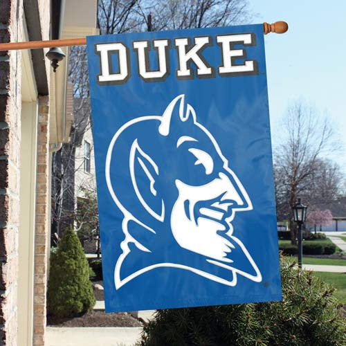 The Party Animal, Inc. Afdu Duke Blue Devils Appliqué Banner Flag