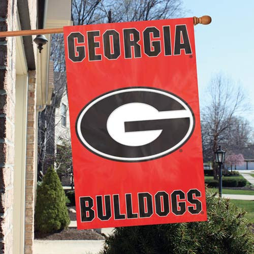 The Party Animal, Inc. Afga Georgia Bulldogs Appliqué Banner Flag