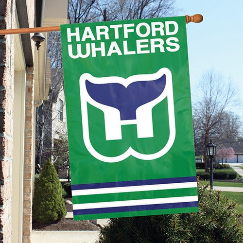 The Party Animal, Inc. Afhar Hartford Whalers Appliqué Banner Flag