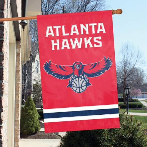 The Party Animal, Inc. Afhaw Atlanta Hawks Appliqué Banner Flag