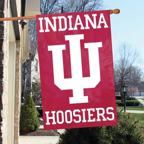 The Party Animal, Inc. Afiu Indiana Hoosiers Appliqué Banner Flag