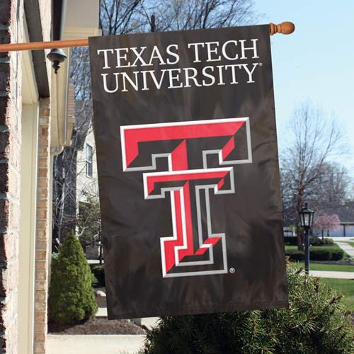 The Party Animal, Inc. Aftxt Texas Tech Red Raiders Appliqué Banner Flag