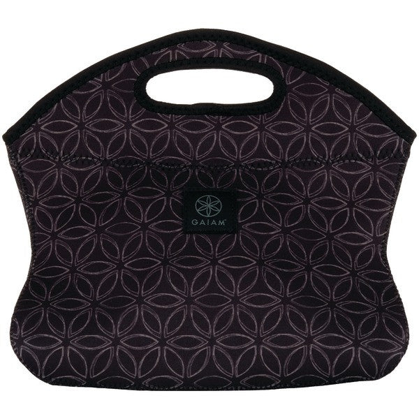 Gaiam 31498 Black Flower Of Life Lunch Clutch