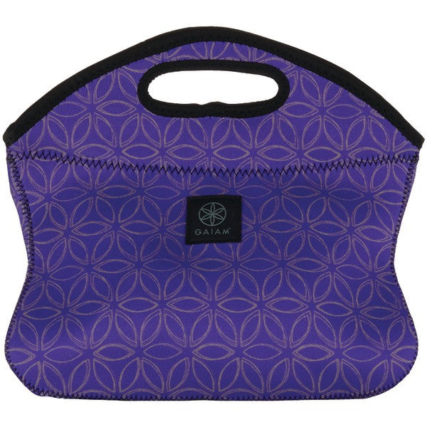 Gaiam 31573 Purple Flower Of Life Lunch Clutch