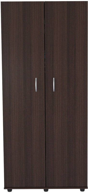 Inval America Am-2223 Espresso-wengue Finish Two Door Wardrobe/armoire