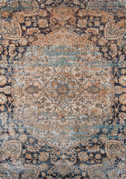 Momeni Ameliam-01nvy7a9a Turkish Machine Made Collection Navy Finish Rugs 7
