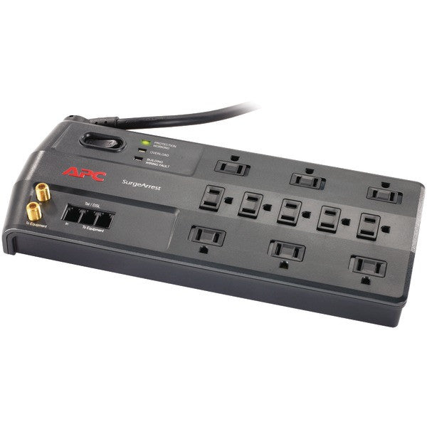 Apc P11vt3 11-outlet Performance Surgearrest Surge Protector (telephone/coaxial Protection)