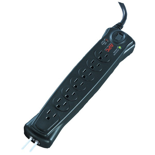 Apc P7t 7-outlet Essential Surgearrest Surge Protector (telephone Protection)