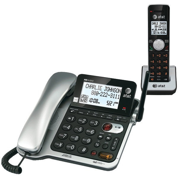 At&t Cl84102 Corded/cordless Phone System With Answer, Caller Id/call Waiting